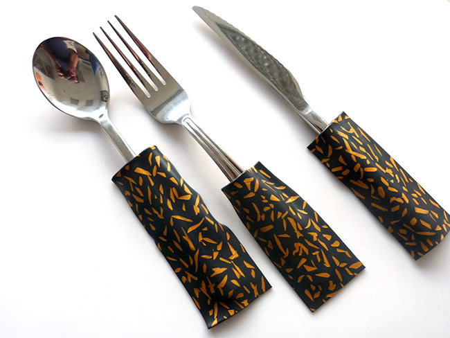 couverts-fimo-noir-or-3