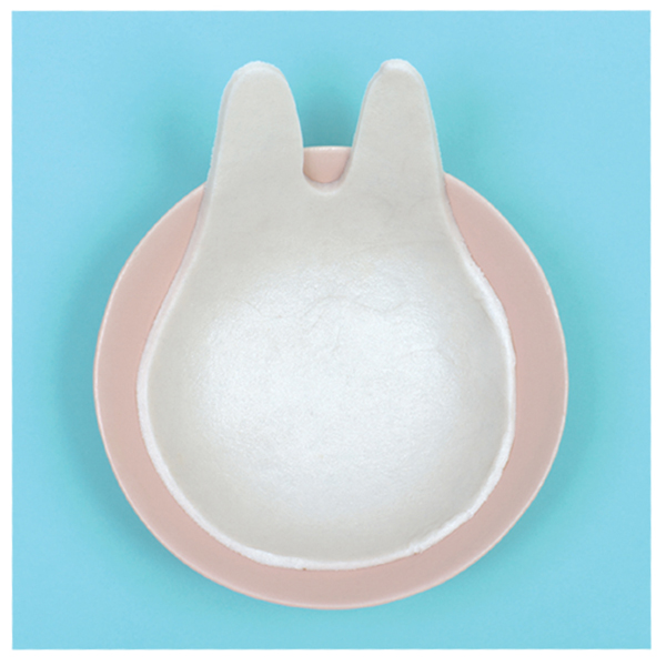 Coupelle lapin DIY en pâte de modelage sans cuisson Wepam - étape 3