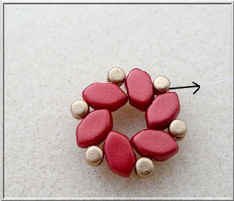 DIY Pia Parure Paros and Minos Glass Parure by Puca : Step 6