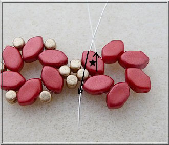 DIY Pia Parure Paros and Minos Glass Parure by Puca : Step 11