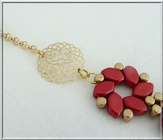 DIY Pia Parure Paros and Minos Glass Parure by Puca : Step 14