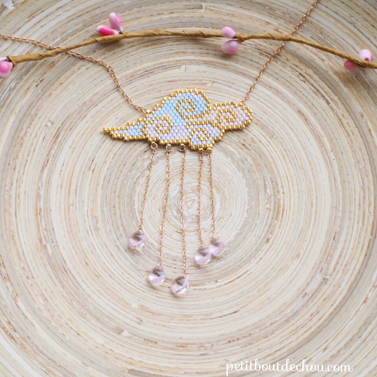 Schema  MIYUKI PASTEL RAINY CLOUD BEAD WEAVING