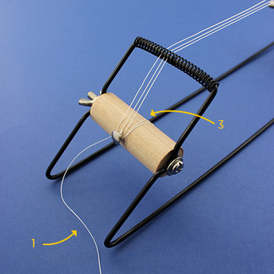 Miyuki woven bracelet with sliding bow : Step 2