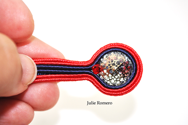 Bracelet in soutache and PureCrystal crystals : Step 11 Bracelet in soutache and PureCrystal crystals : Step 11