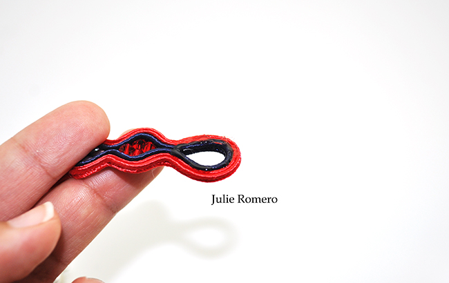 Bracelet in soutache and PureCrystal crystals : Step 14 Bracelet in soutache and PureCrystal crystals : Step 14