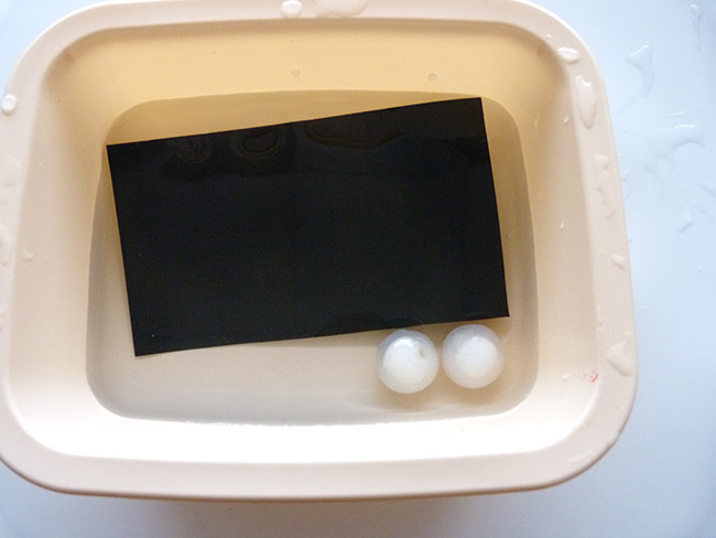 Earrings with hollow beads made of polymer clay : Step 4