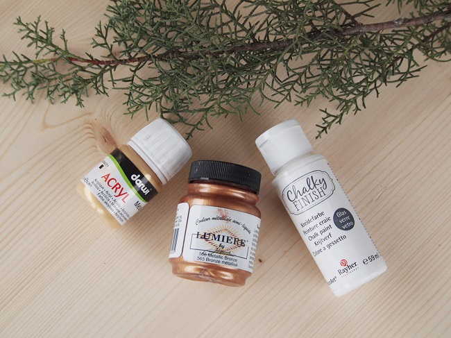 tutorial-crown-christmas-gold-copper-eucalyptus-paint material