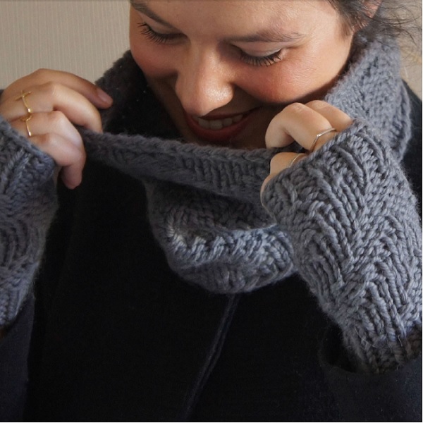 DIY knit - Fonty wool snood