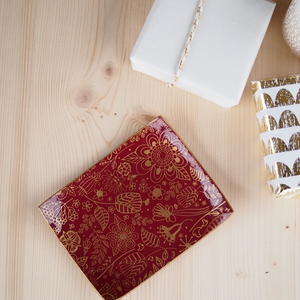 Empty polymer clay pouch with silk screen printing