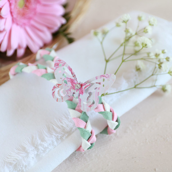 Schema  Wedding DIY : make shabby chic napkin rings