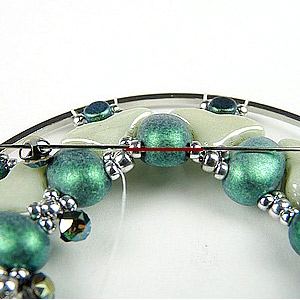 step 13 Customize Elsa pocket mirror Puca glass beads