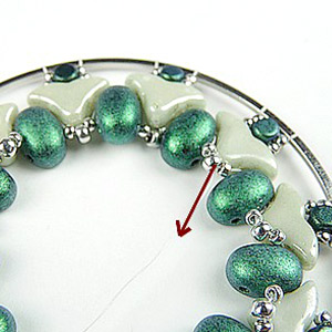 step 8 Customize Elsa pocket mirror Puca glass beads