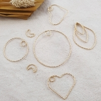 pendentif or recyclé