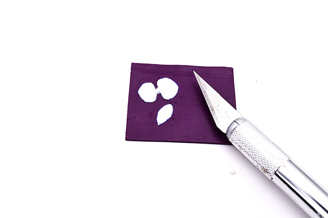 DIY pendant earrings orchids in polymer clay