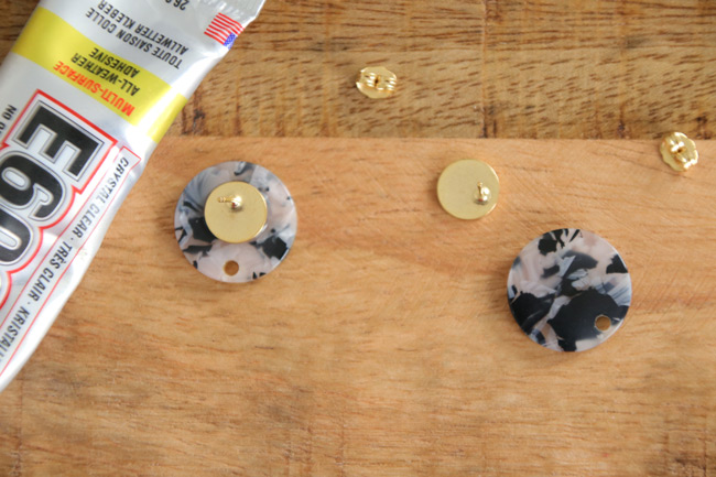 make earrings xxl tortoise shell 2