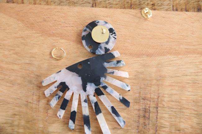 make earrings xxl tortoiseshell tortoise