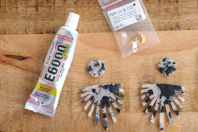 make earrings xxl tortoise shell 2