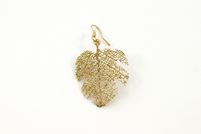 Glittery natural leaves : Step 8