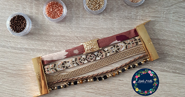 DIY Multirang bracelet with interchangeable clasp Atelier Brunette inspiration