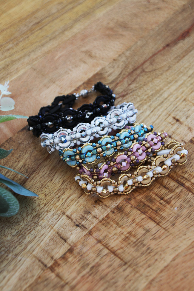 Schema  Taylor bracelet with Telos beads by Puca
