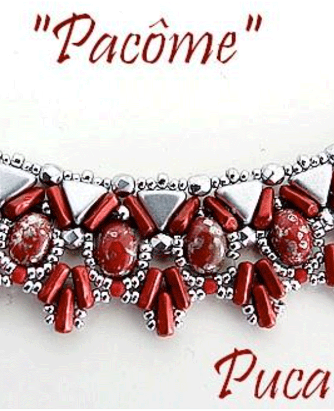 Pinterest - Pacome glass pearl necklace Piros Puca
