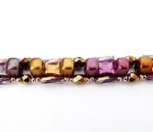 Step 9 - DIY Tinaya Necklace Puca Glass Beads