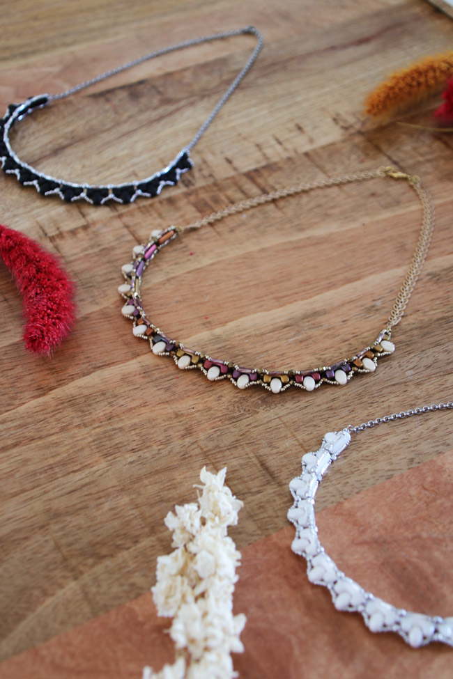 Schema  DIY Telos Glass Beads Tinaya Necklace by Puca®