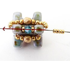 Step 14 -DIY pearl necklace Talia Puca