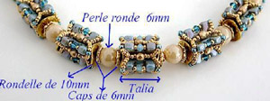 Step 22 -DIY pearls necklace Talia Puca