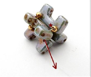 Step 4 DIY necklace beads Talia Puca