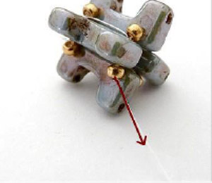 Step 5 DIY Talia Puca Beads Necklace