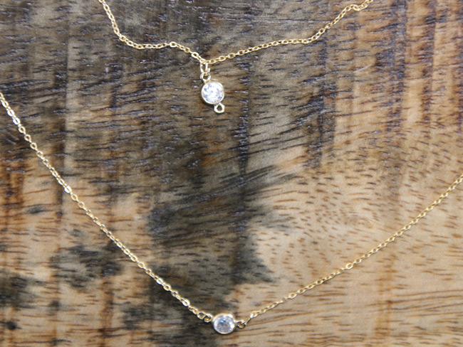 multi-row PureCrystal party necklace