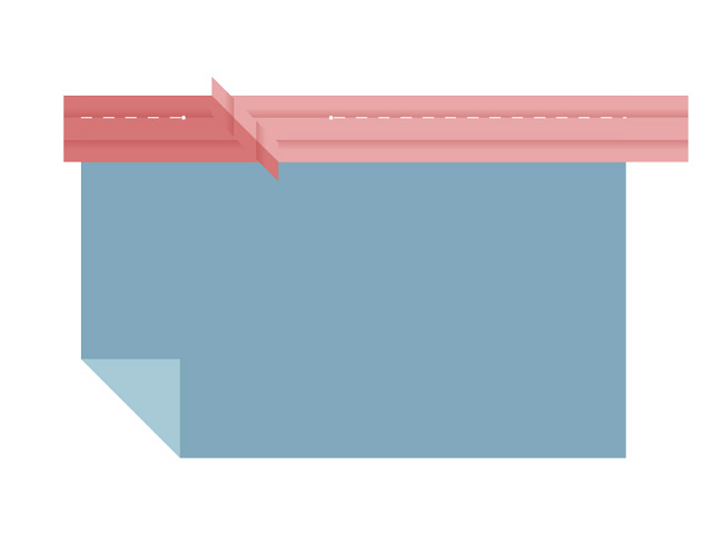 Open the seams on the bias