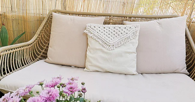 ttoriel coussin macramé