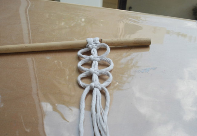Step 3 - Macrame lampshade