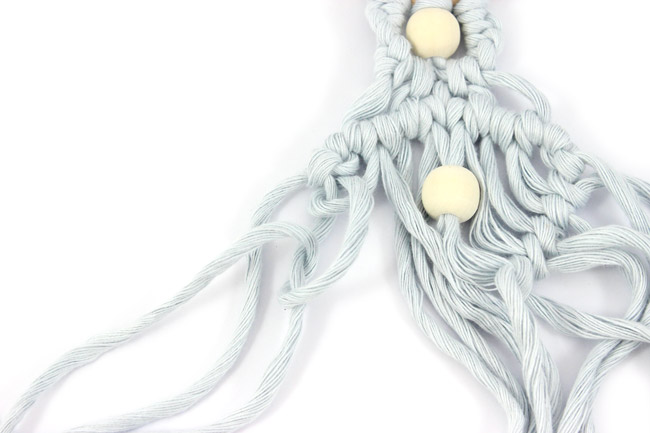 diy sapin en corde macram&eacute;