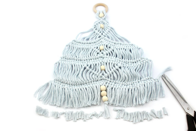 diy sapin macram&eacute;