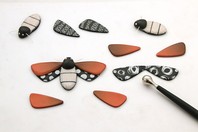 Polymer Resin Butterfly with Rhinestones : Step 10 Polymer Resin Butterfly with Rhinestones : Step 10