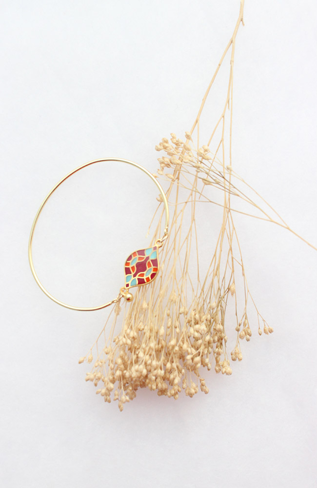 Schema Tutorial oval bangle diamond azulejos spacer and mini ball charm Schema Tutorial oval bangle diamond azulejos spacer and mini ball charm