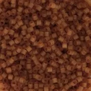 Miyuki Delica 15/0 DBS0764 - Transparent Dark Topaz Mat x5g