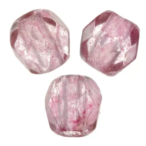 Facets 3 mm Crystal Terracotta Red x50