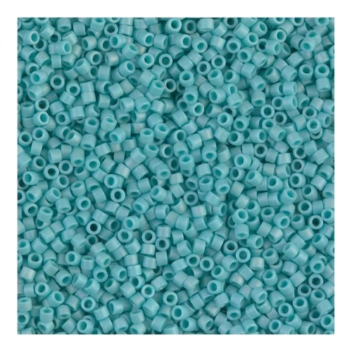 Miyuki Delica 11/0 DB0878 - Mattete Opaque Turquoise Green AB