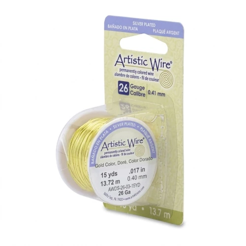 Artistic Copper Wire 0.41 mm - Lemon x13.7m