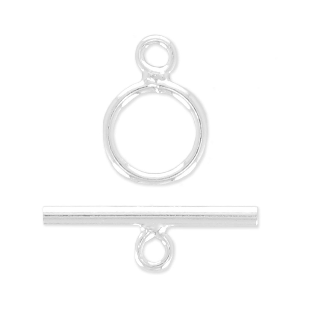 10mm 925 Sterling Silver Toggle clasps Made in Europe x10