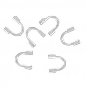 Wire guardian 1 mm 925 Sterling Silver x10