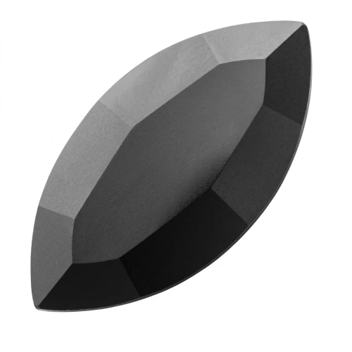 PureCrystal Navette 10x5mm Jet Hematite