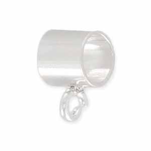925 Sterling Silver Round bail 4 mm x1