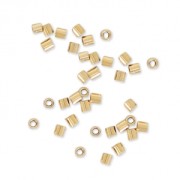 Crimp Tubes 1x1.1 mm Gold filled x50|raw }}