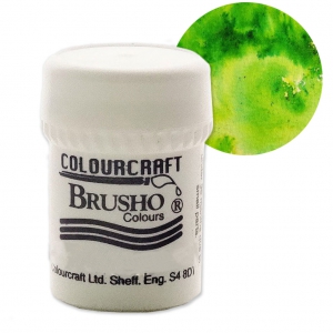 Watercolor Powder pigment Brusho Colours - Lime Green x15 g