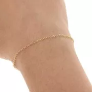 1.7mm cable Chain - Gold filled x 1m